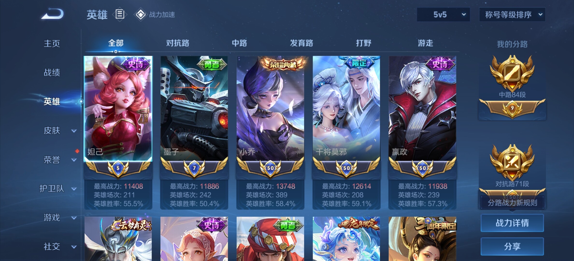 WZYXS3202702王者荣耀账号详情图3