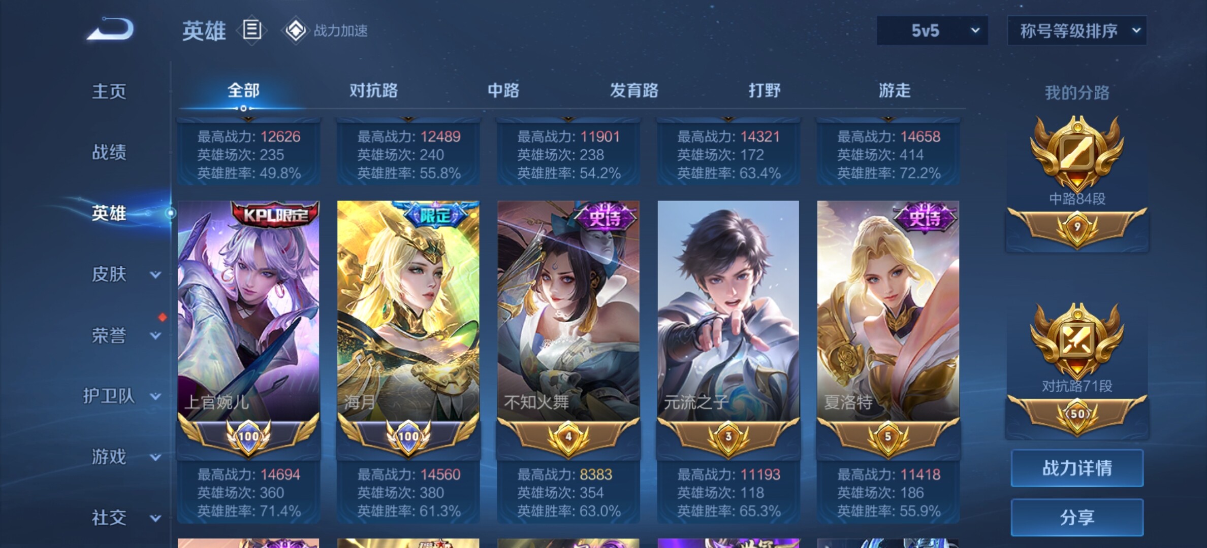 WZYXS3202702王者荣耀账号详情图5
