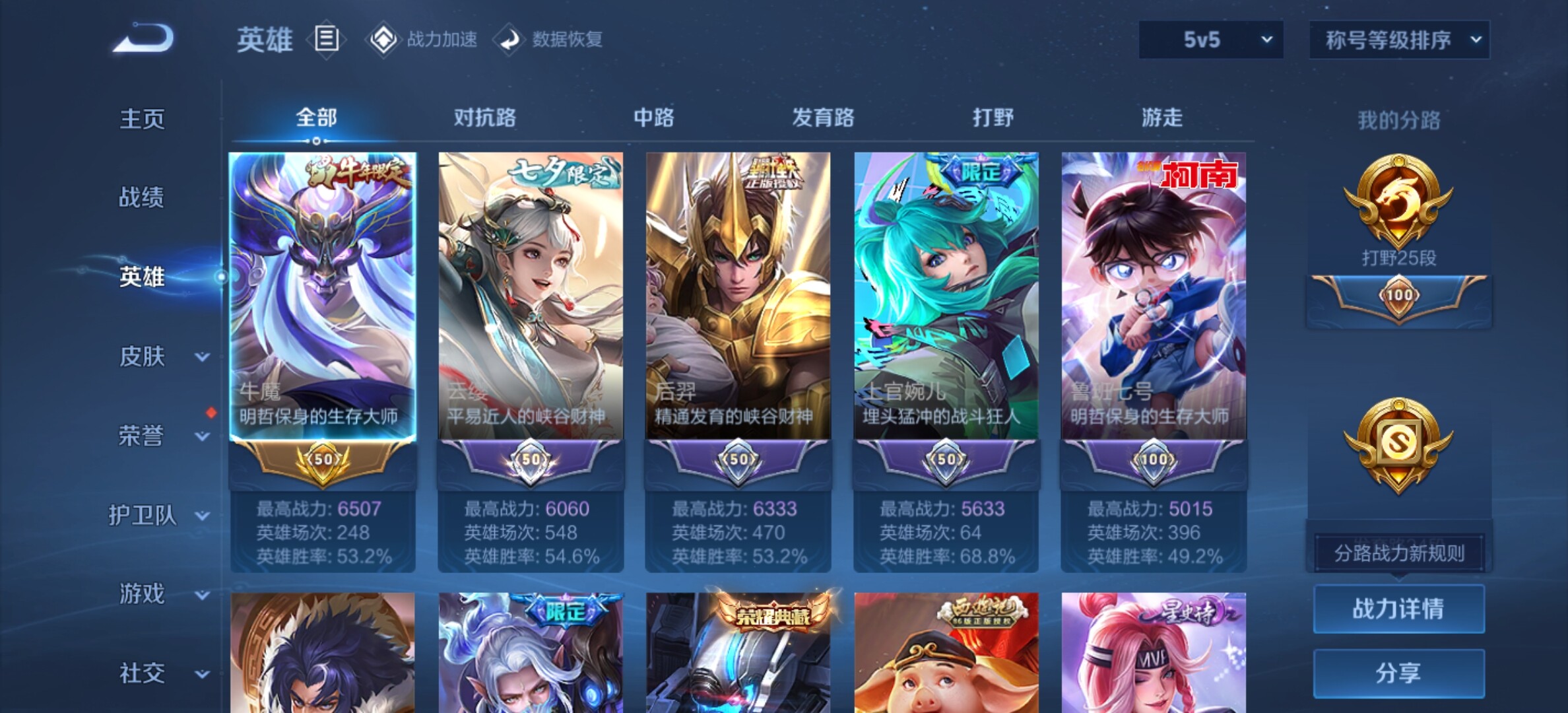 WZYXS3203295王者荣耀账号详情图3