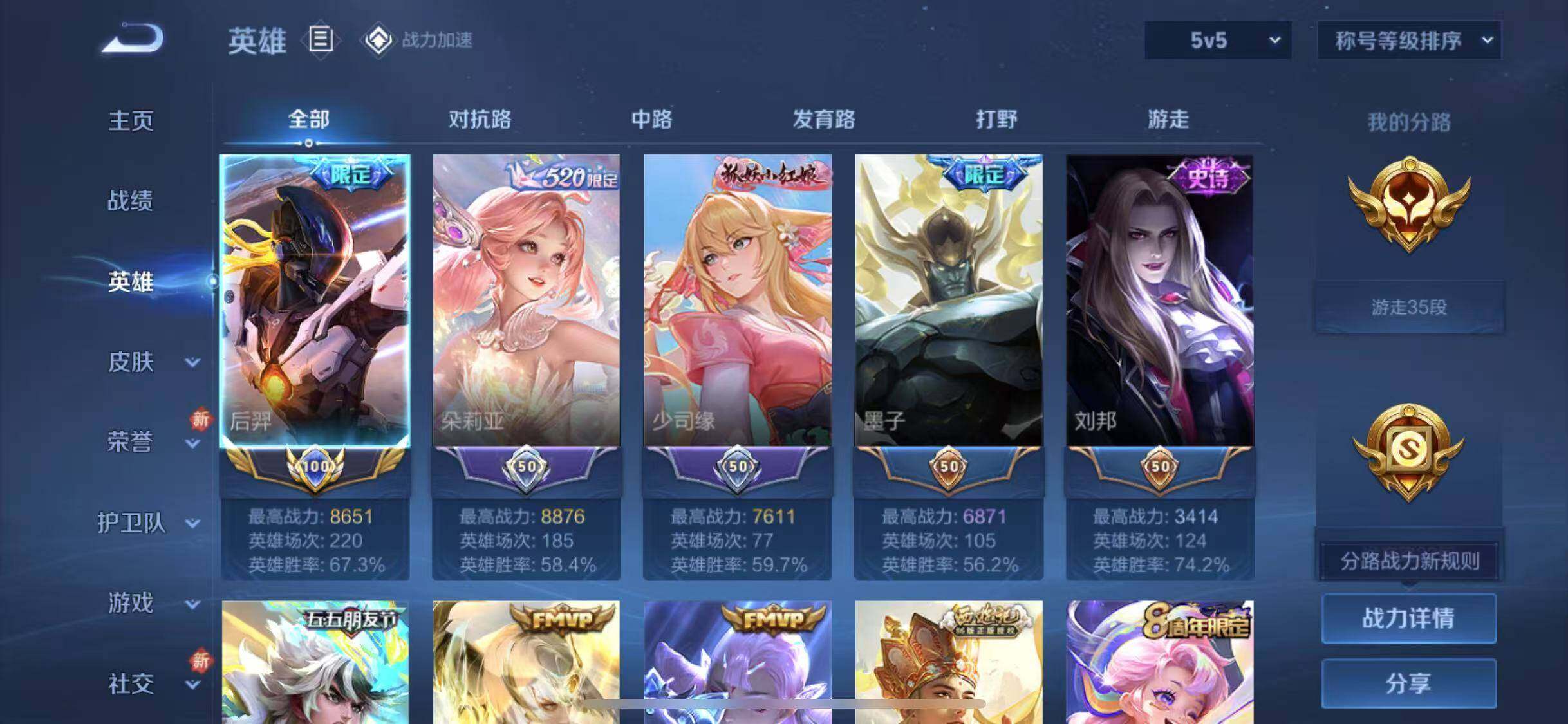 WZYXS3202329王者荣耀账号详情图3
