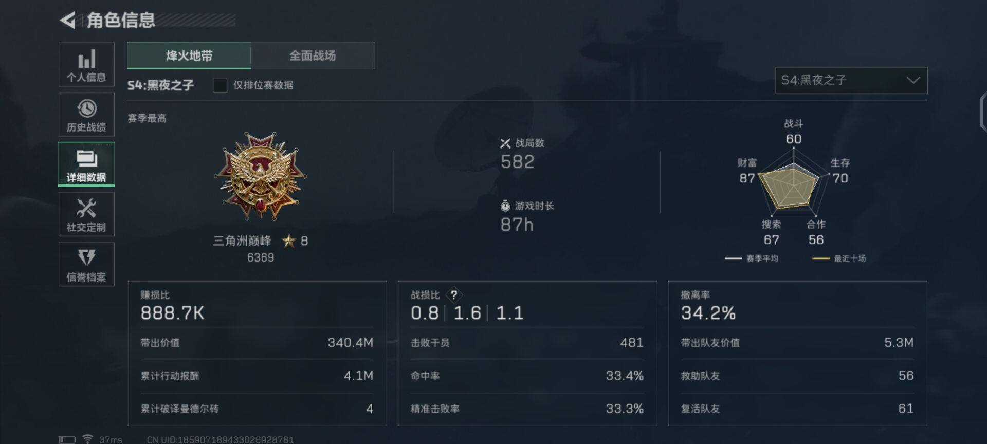 SJZEY35183三角洲行动账号详情图8 SJZEY35183三角洲行动账号详情图8