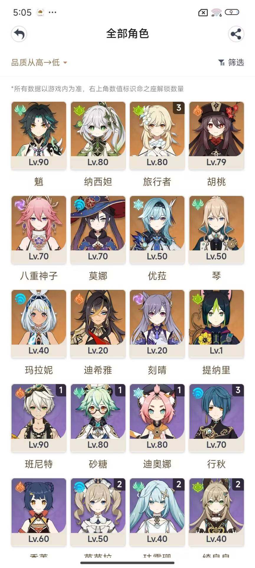 YSEY33284原神账号详情图5
