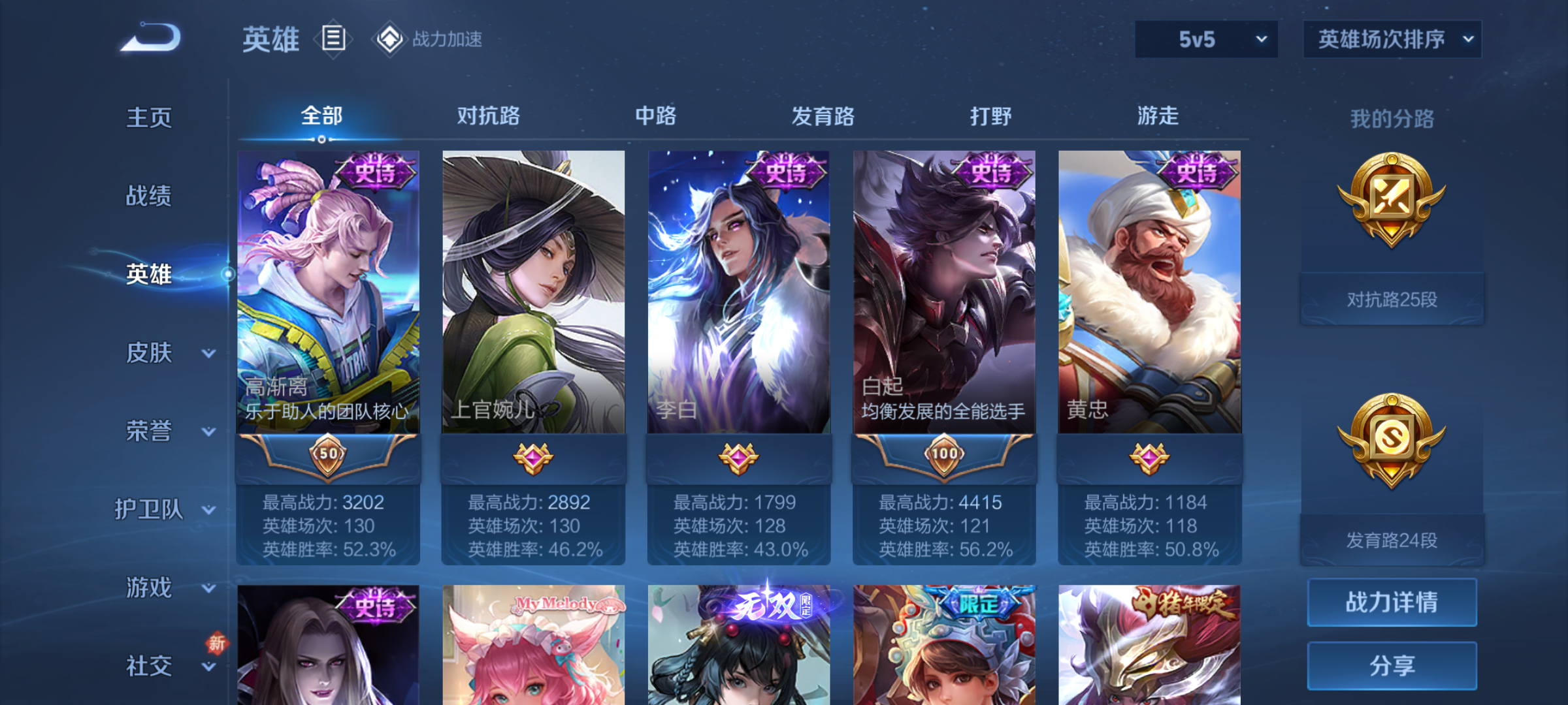 WZJM3165554王者荣耀账号详情图13 WZJM3165554王者荣耀账号详情图13