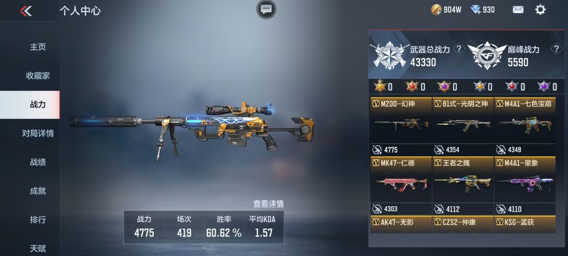 CFMEY330205枪战王者账号详情图5