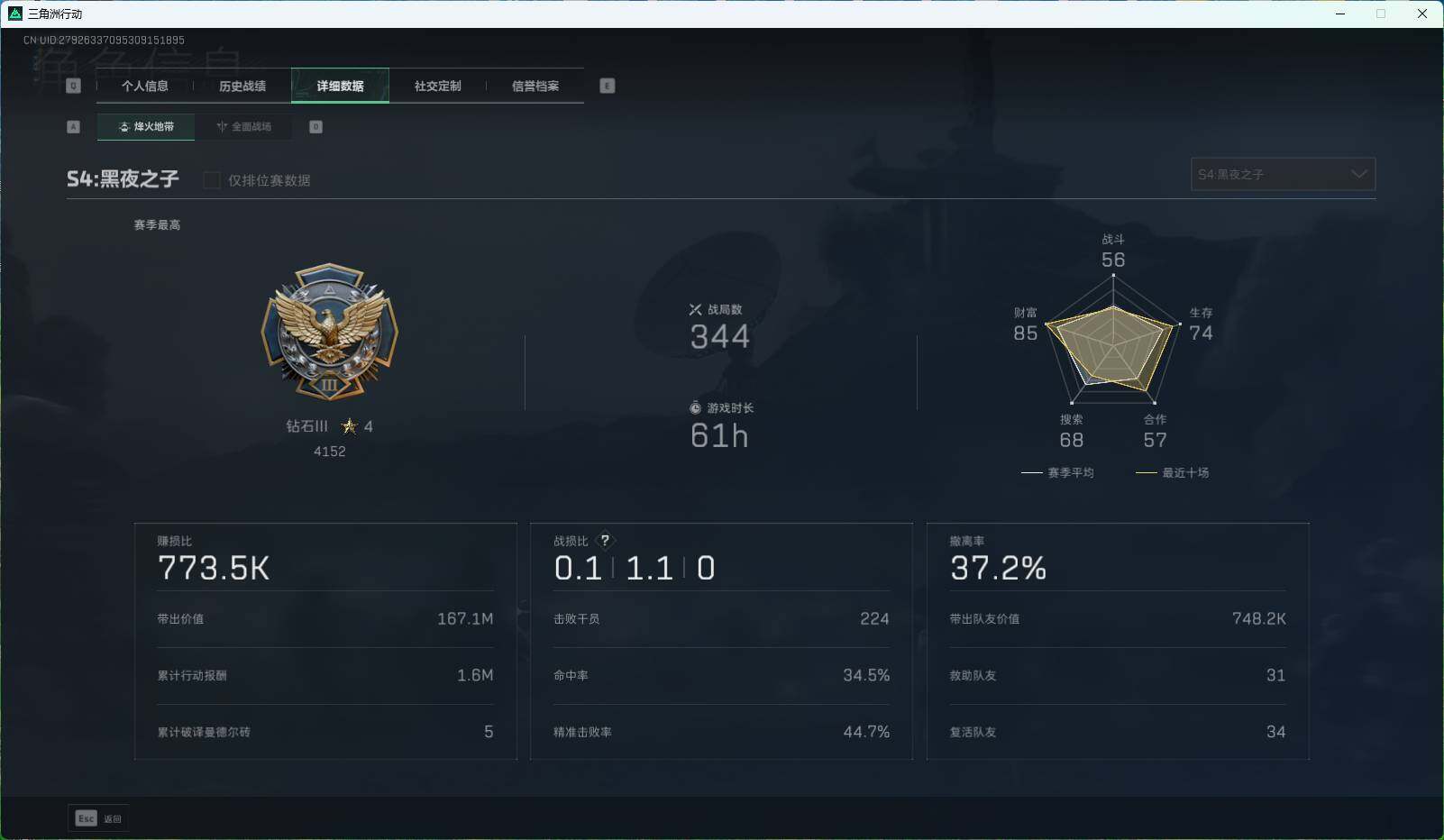 SJZEY35248三角洲行动账号详情图2