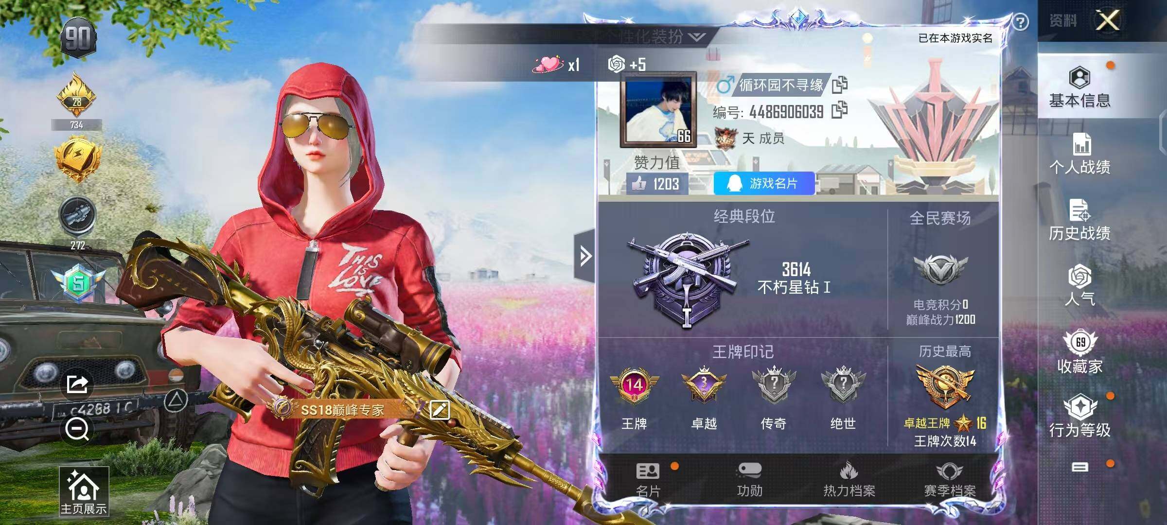 HPYXS3285074和平精英账号详情图2 HPYXS3285074和平精英账号详情图2