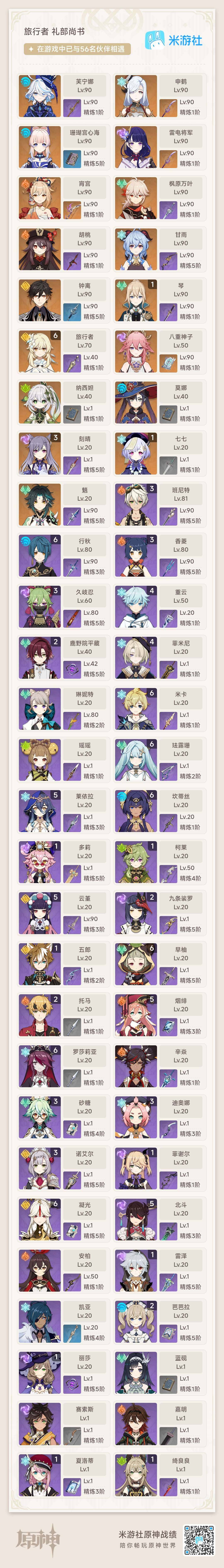 YSEY33390原神账号详情图9 YSEY33390原神账号详情图9
