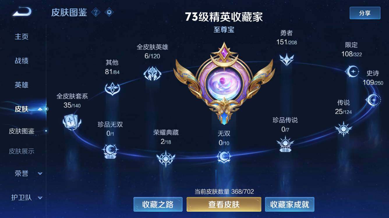 WZQM3159770王者荣耀账号详情图3 WZQM3159770王者荣耀账号详情图3
