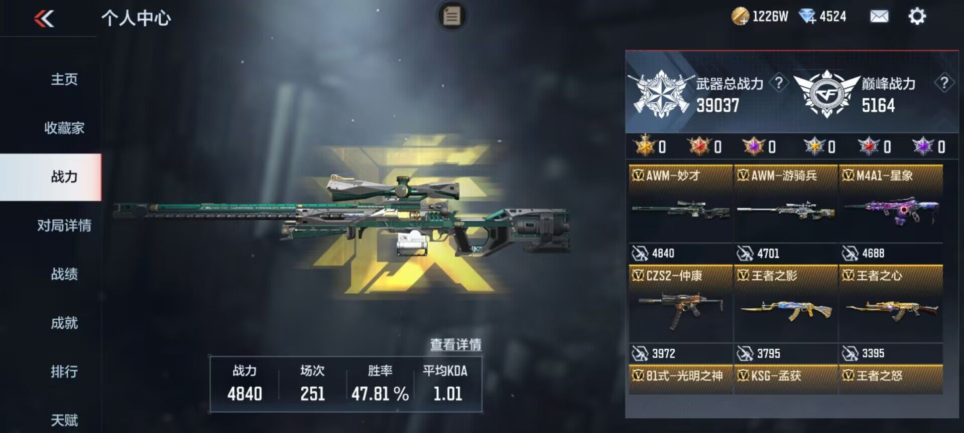 CFMEY330752枪战王者账号详情图5