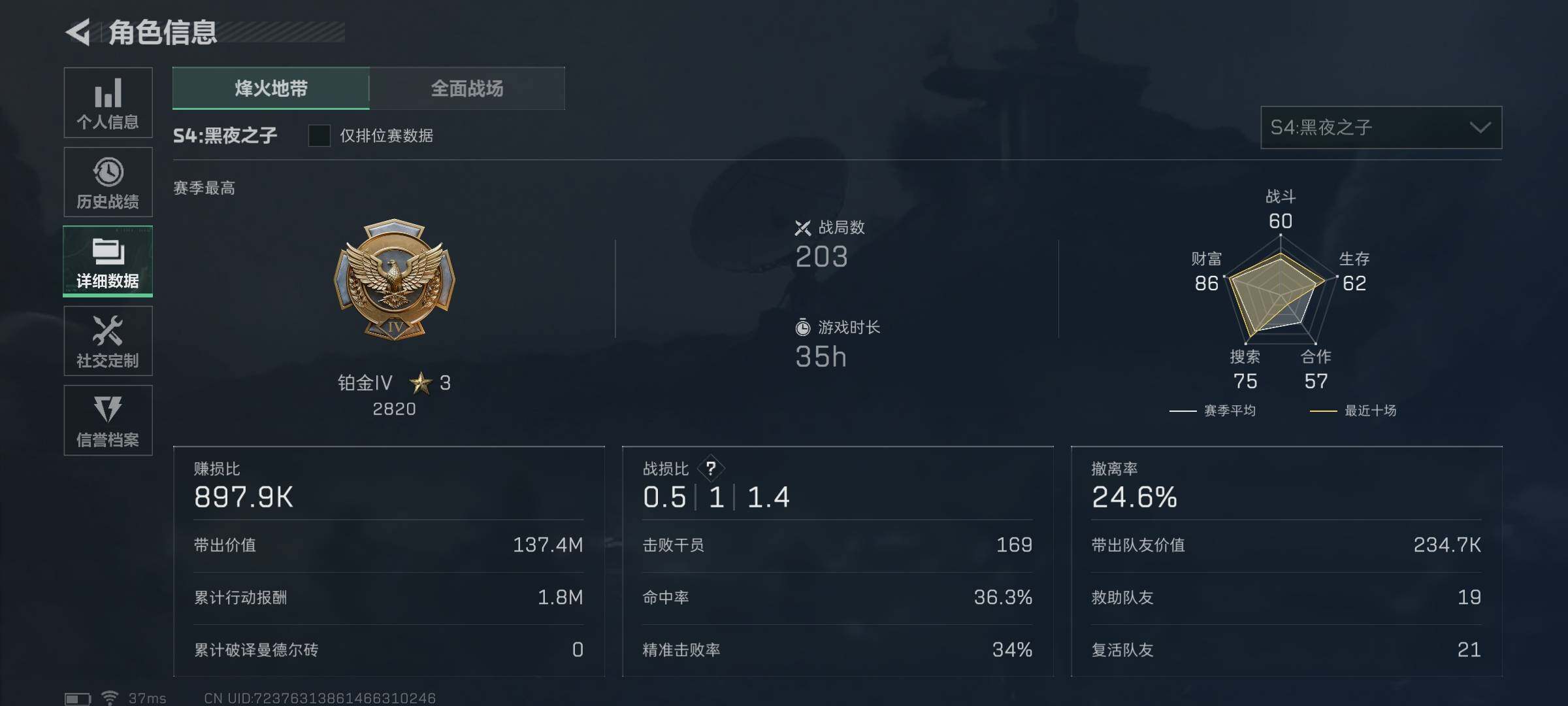 SJZEY35532三角洲行动账号详情图3 SJZEY35532三角洲行动账号详情图3