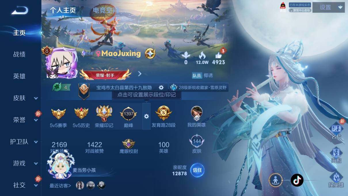 WZ033157284王者荣耀账号详情图5 WZ033157284王者荣耀账号详情图5