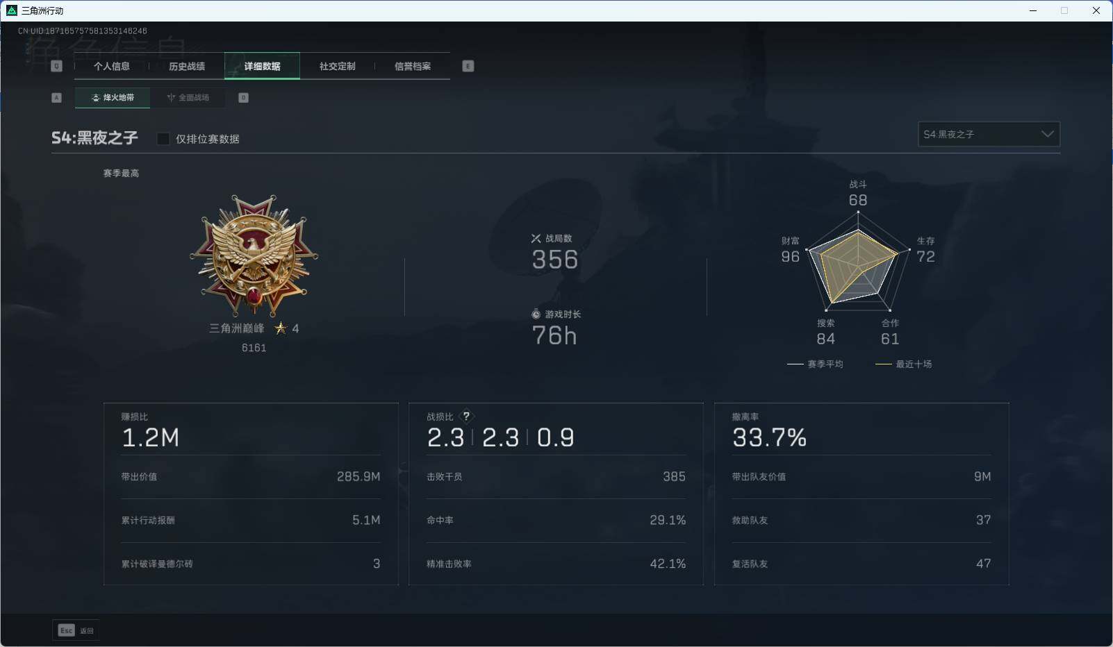 SJZEY35599三角洲行动账号详情图9