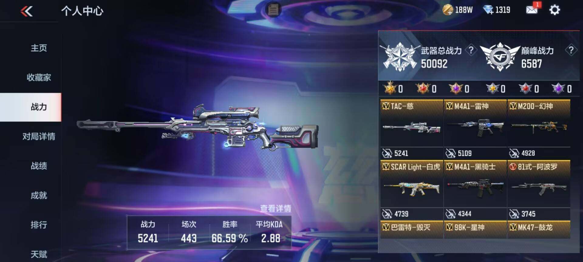 CFMEY330899枪战王者账号详情图3 CFMEY330899枪战王者账号详情图3