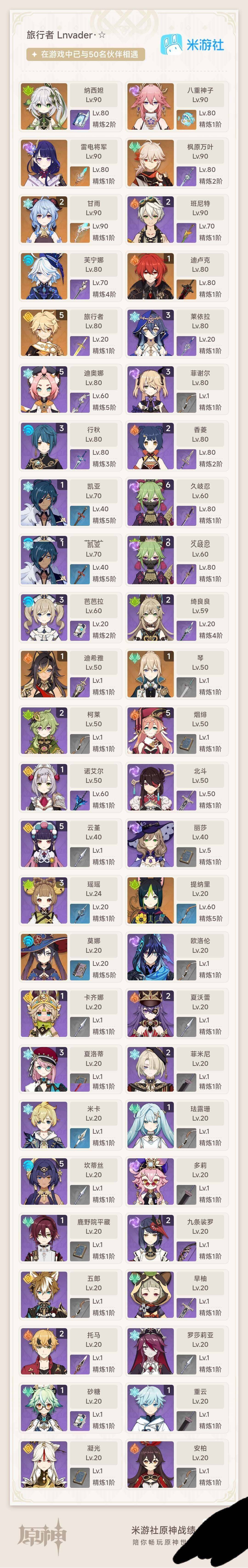 YSEY33466原神账号详情图5 YSEY33466原神账号详情图5