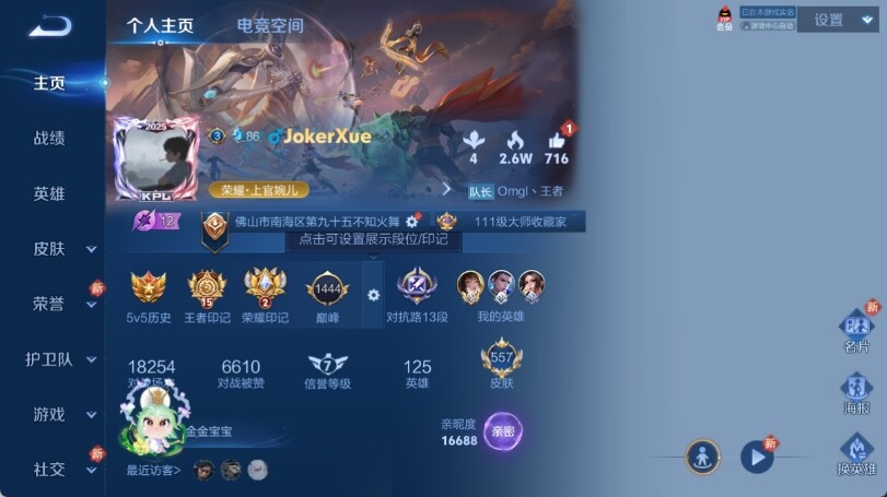 WZ033158278王者荣耀账号详情图13 WZ033158278王者荣耀账号详情图13