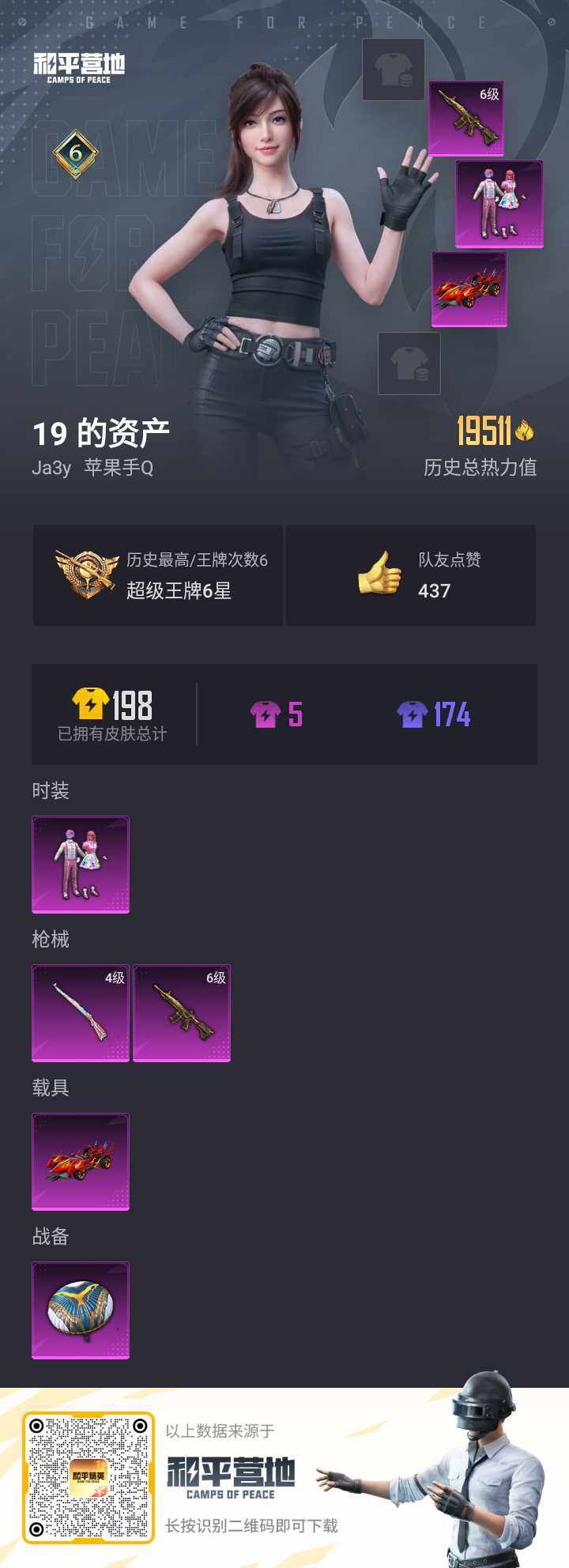 HPQM3256886和平精英账号详情图2 HPQM3256886和平精英账号详情图2