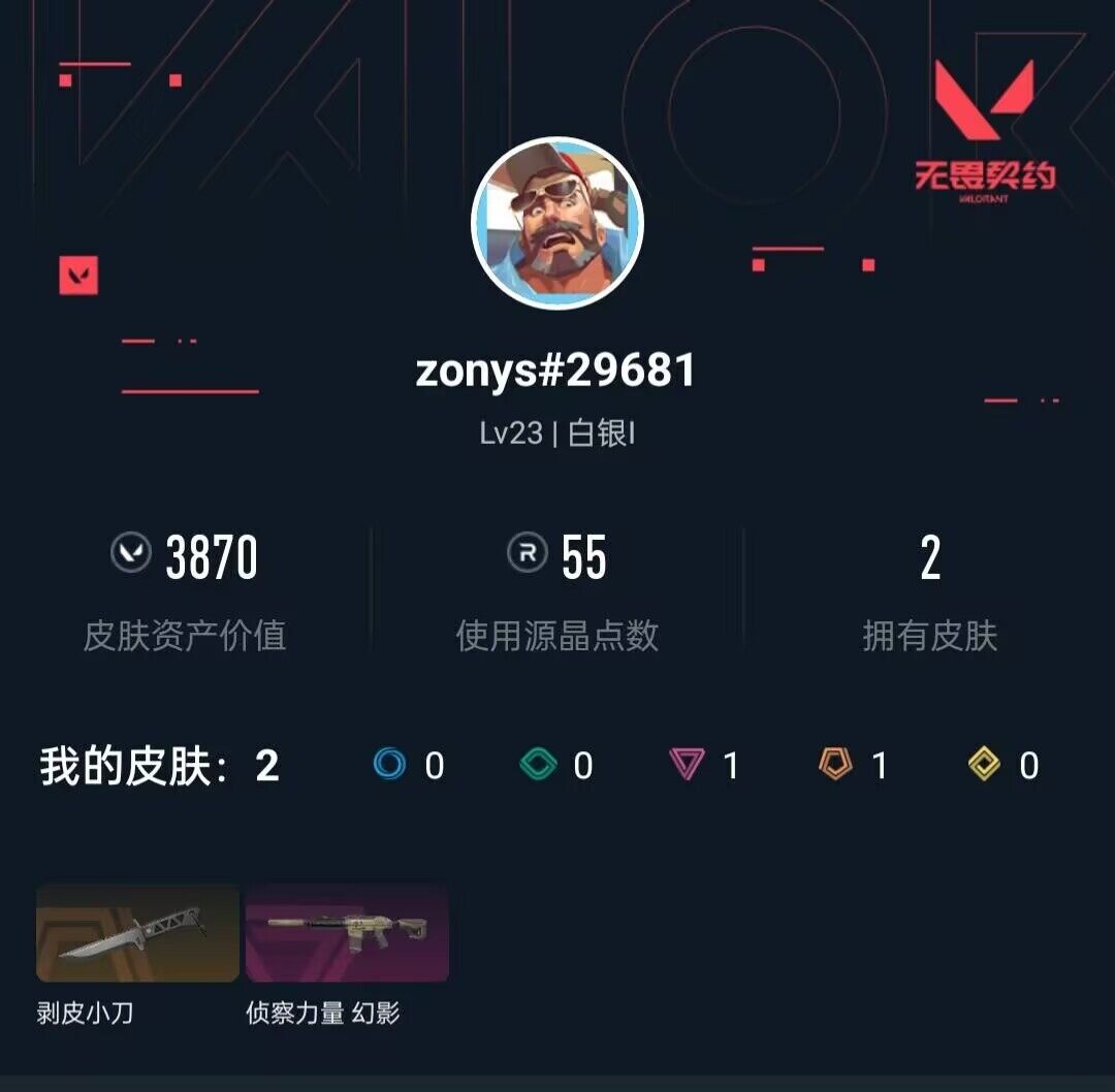 WWQEY35511无畏契约账号详情图3 WWQEY35511无畏契约账号详情图3