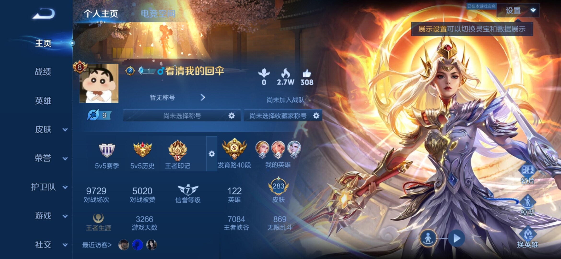 WZXS3161066王者荣耀账号详情图3 WZXS3161066王者荣耀账号详情图3