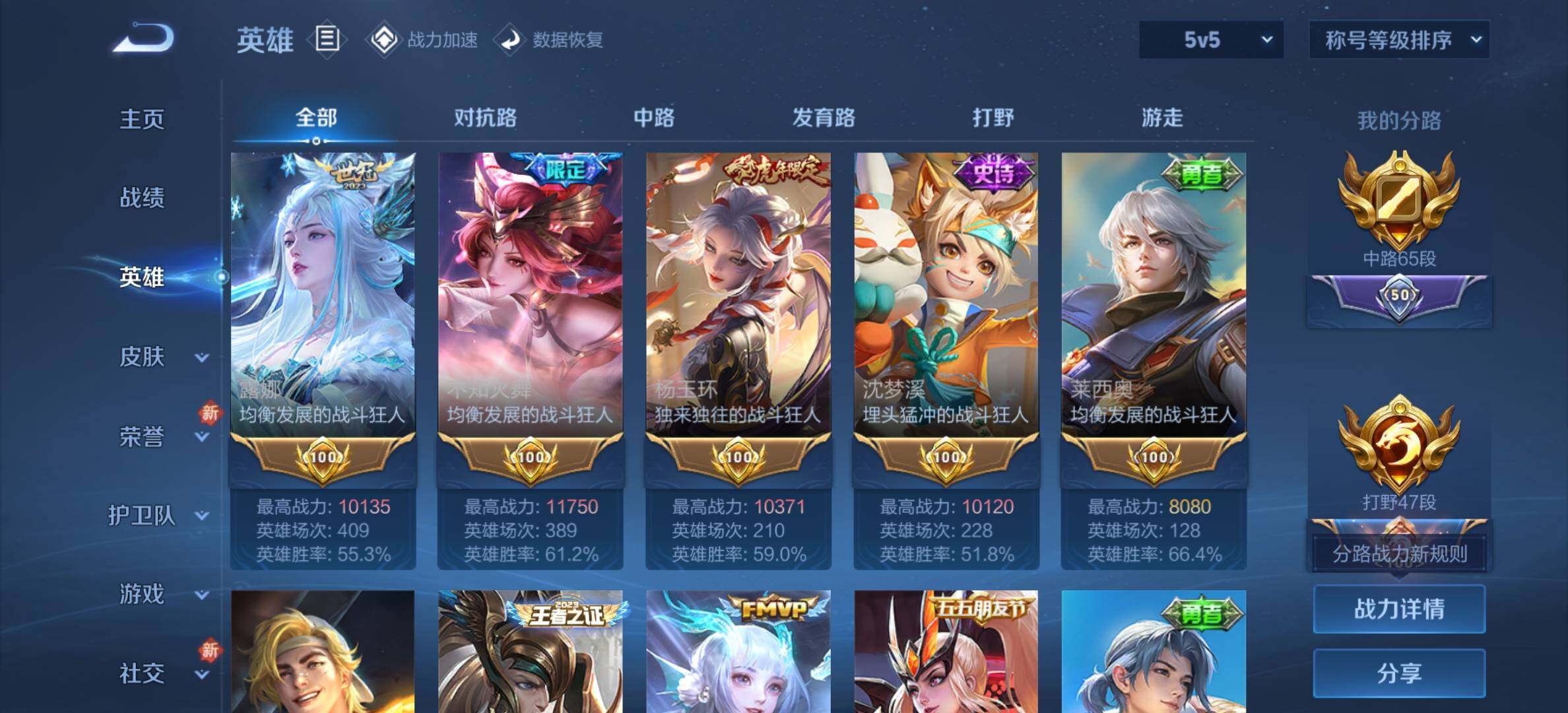 WZYXS3204039王者荣耀账号详情图4