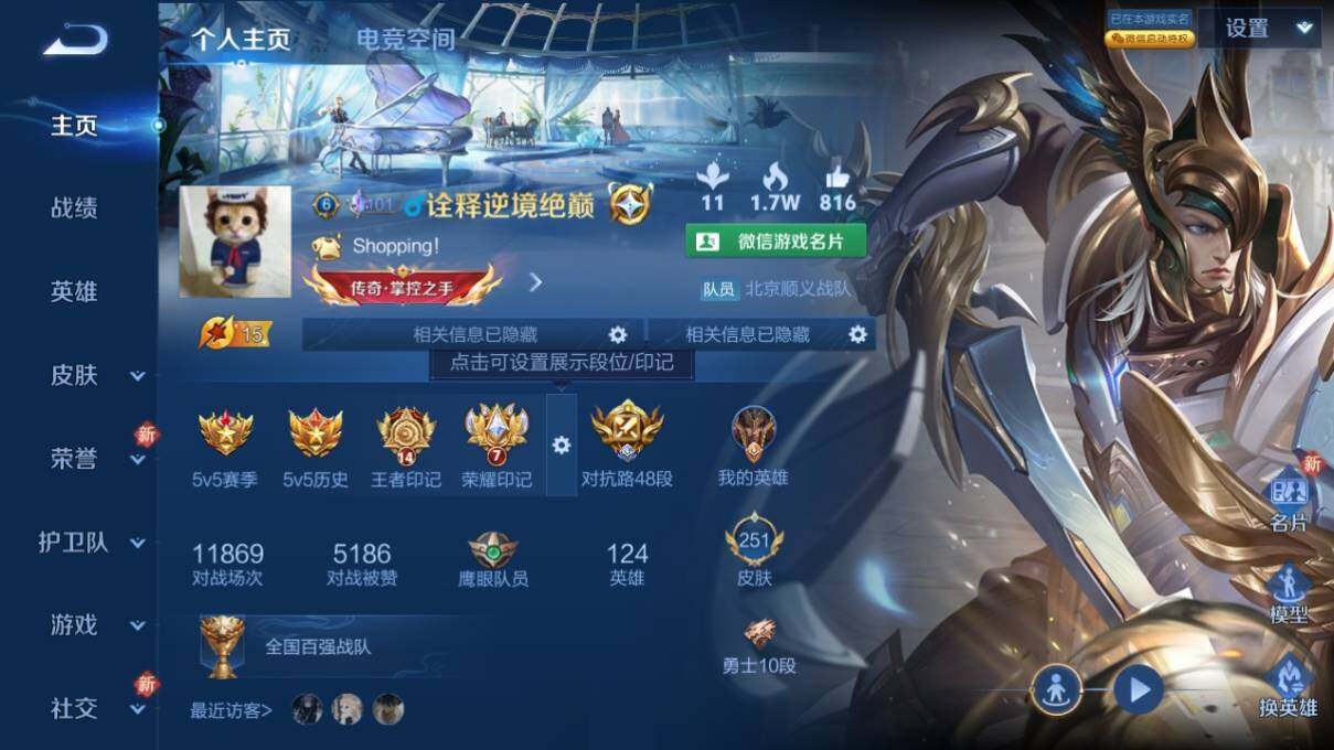 WZ033160905王者荣耀账号详情图7 WZ033160905王者荣耀账号详情图7