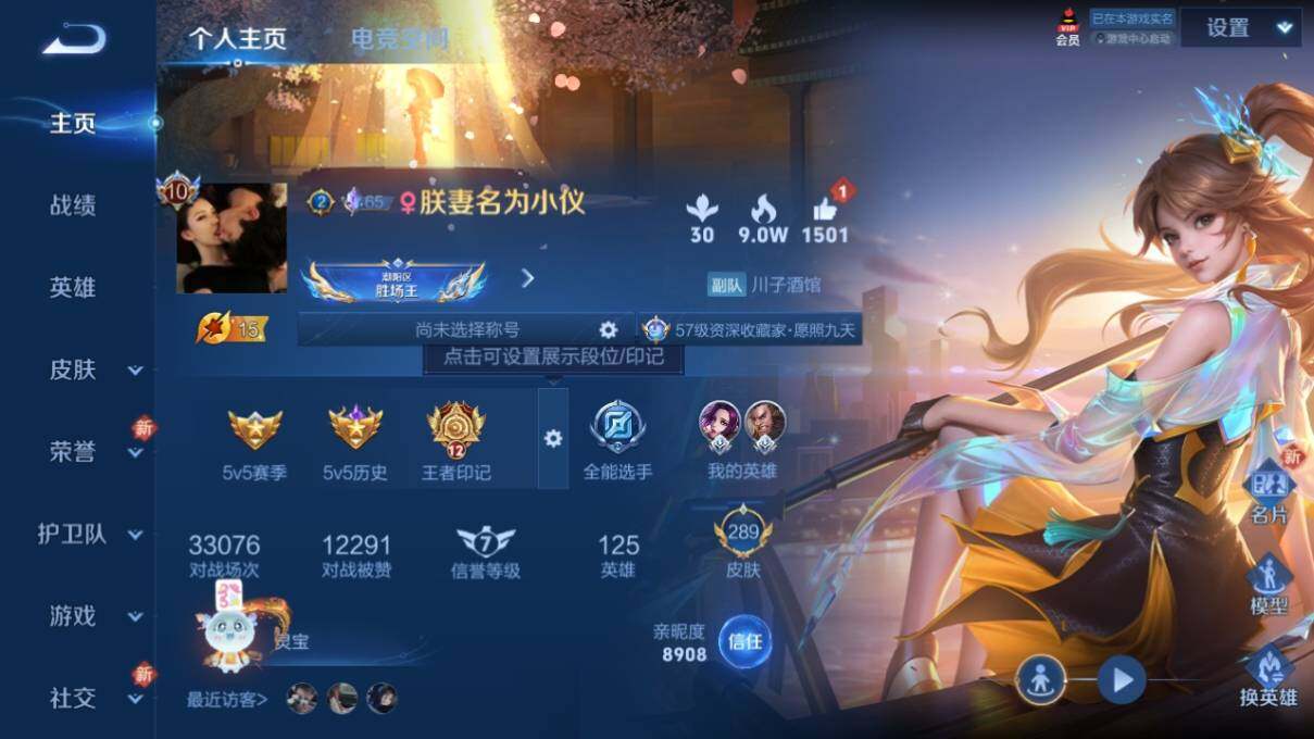 WZ033160892王者荣耀账号详情图6 WZ033160892王者荣耀账号详情图6