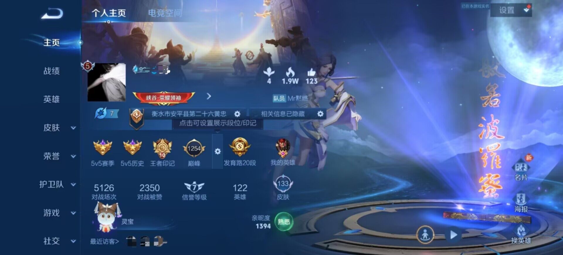 WZEY3160996王者荣耀账号详情图5 WZEY3160996王者荣耀账号详情图5