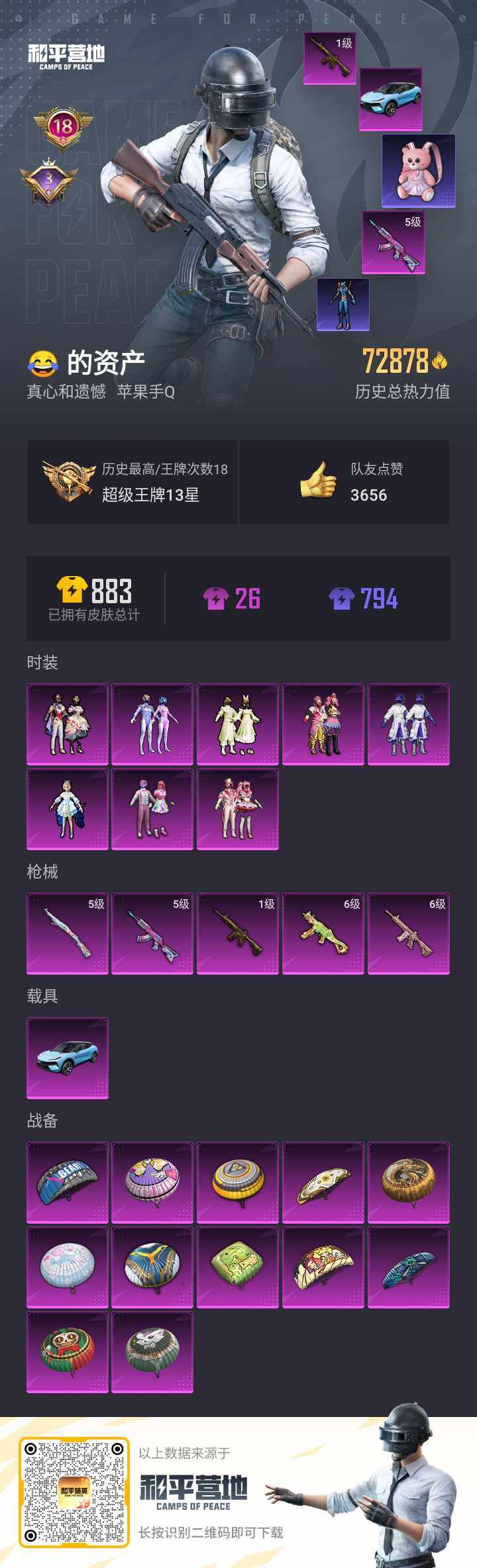 HPQM3259809和平精英账号详情图5 HPQM3259809和平精英账号详情图5