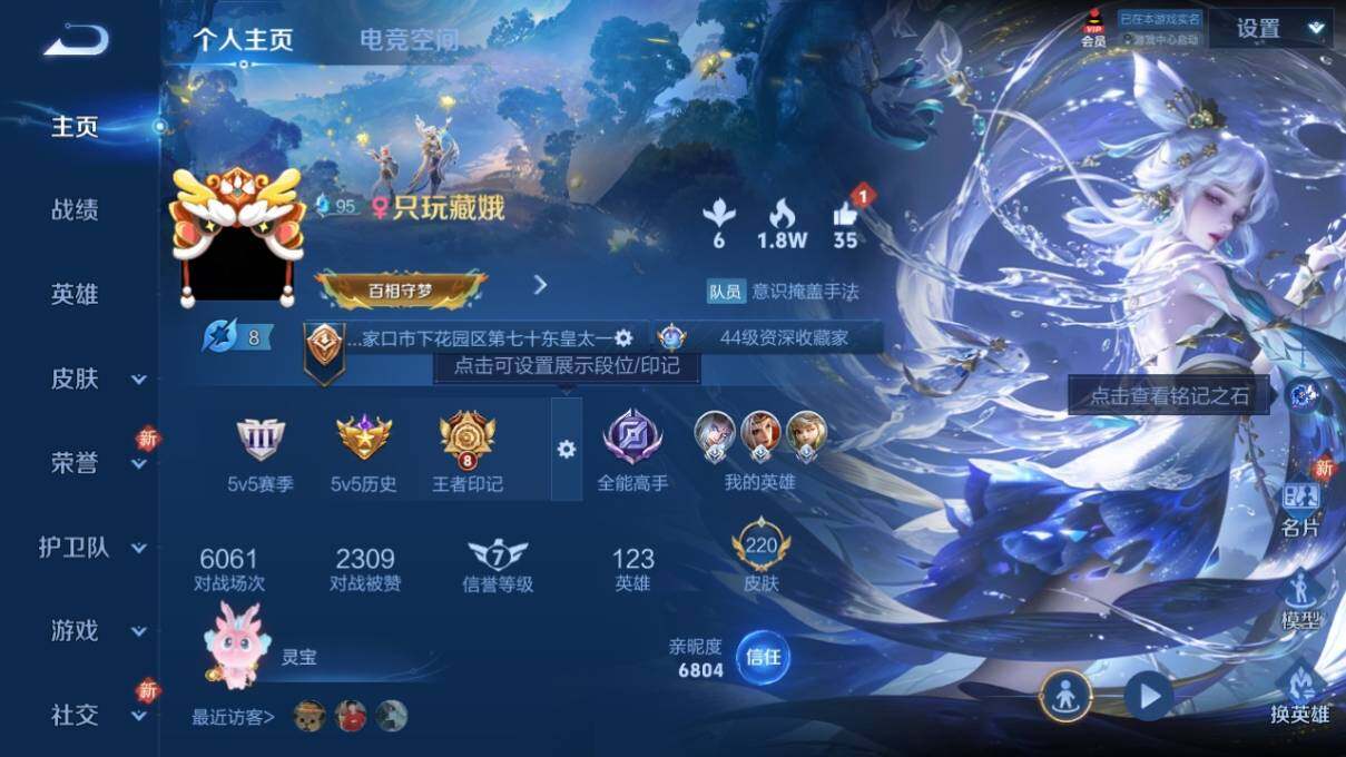 WZ033161784王者荣耀账号详情图6 WZ033161784王者荣耀账号详情图6