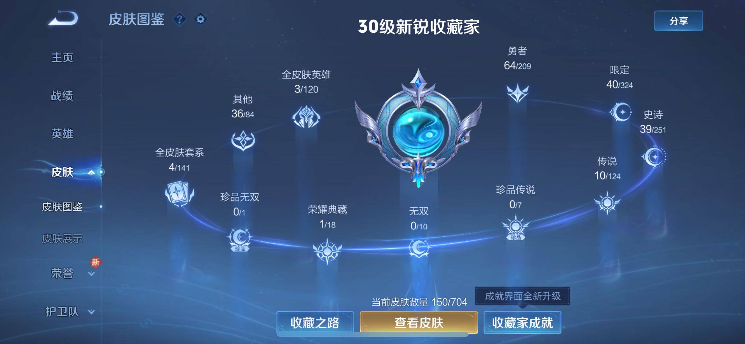 WZJZ3164991王者荣耀账号详情图5 WZJZ3164991王者荣耀账号详情图5
