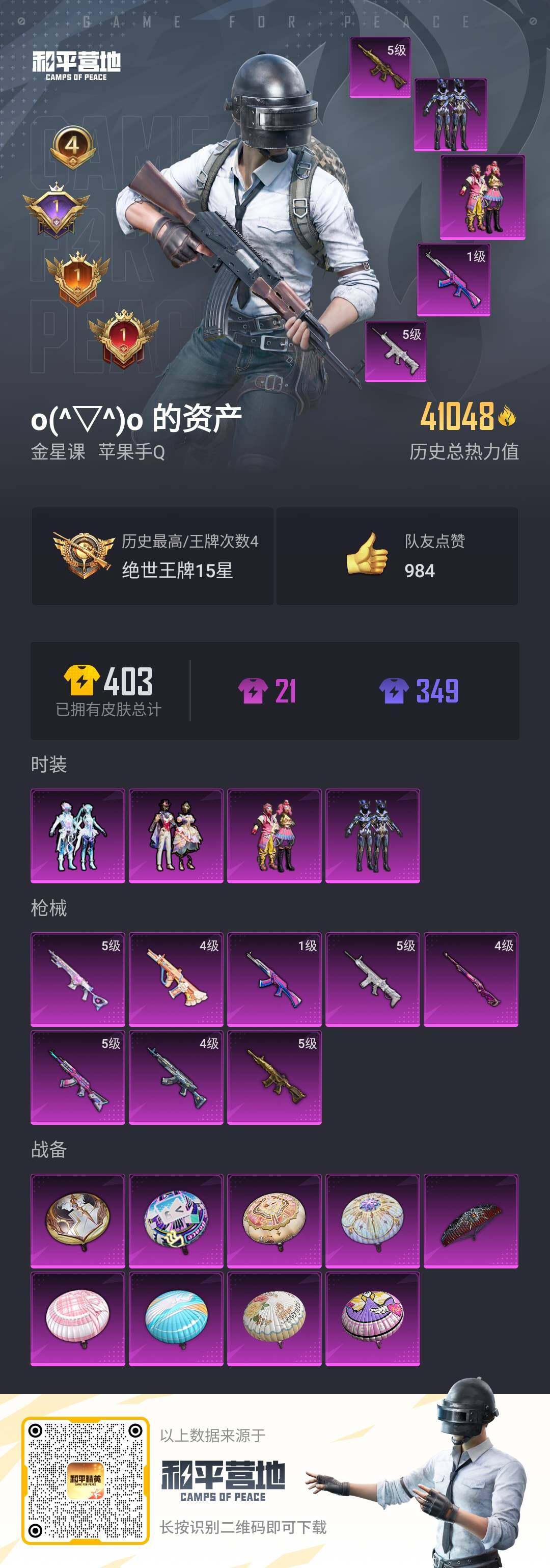 HPQM3260703和平精英账号详情图2 HPQM3260703和平精英账号详情图2