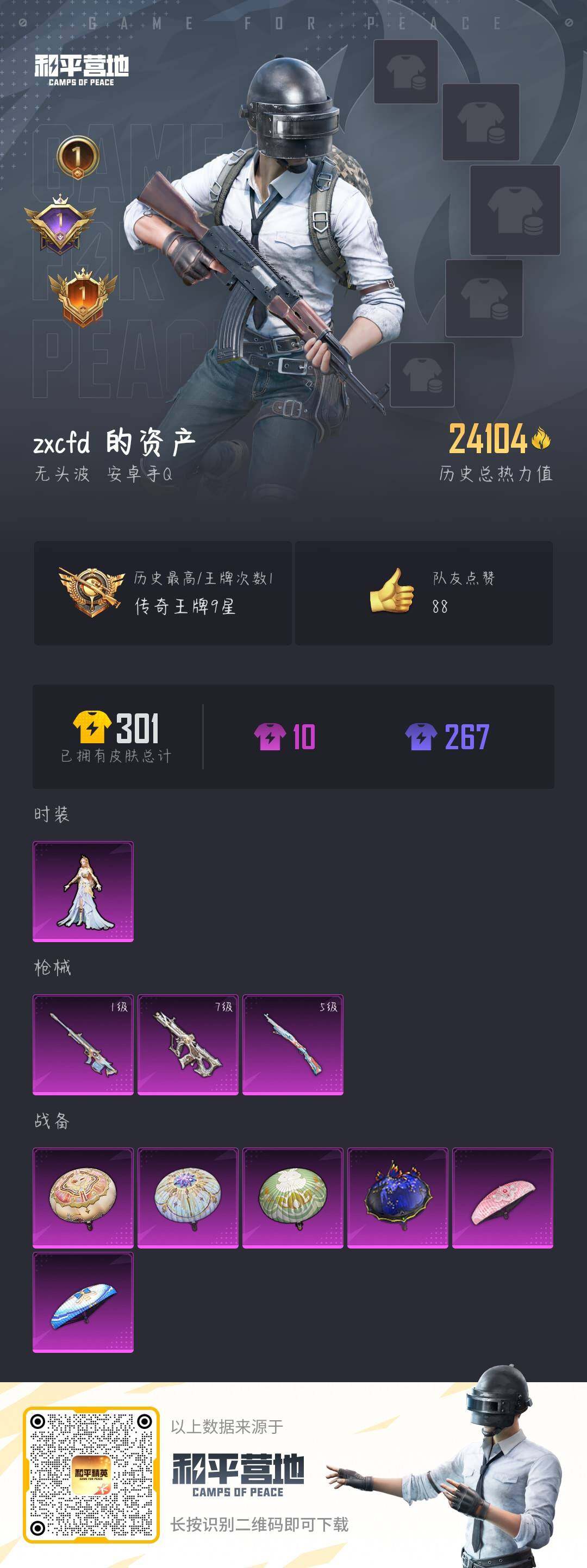 HPJZ3262828和平精英账号详情图3 HPJZ3262828和平精英账号详情图3