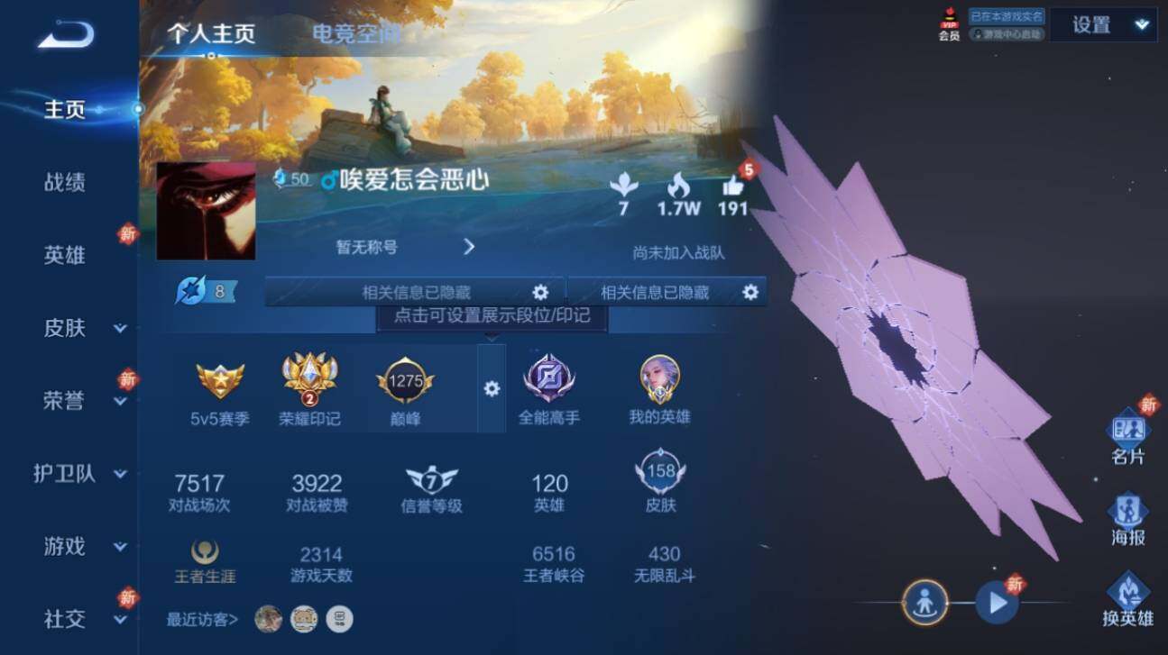 WZ033162647王者荣耀账号详情图6 WZ033162647王者荣耀账号详情图6