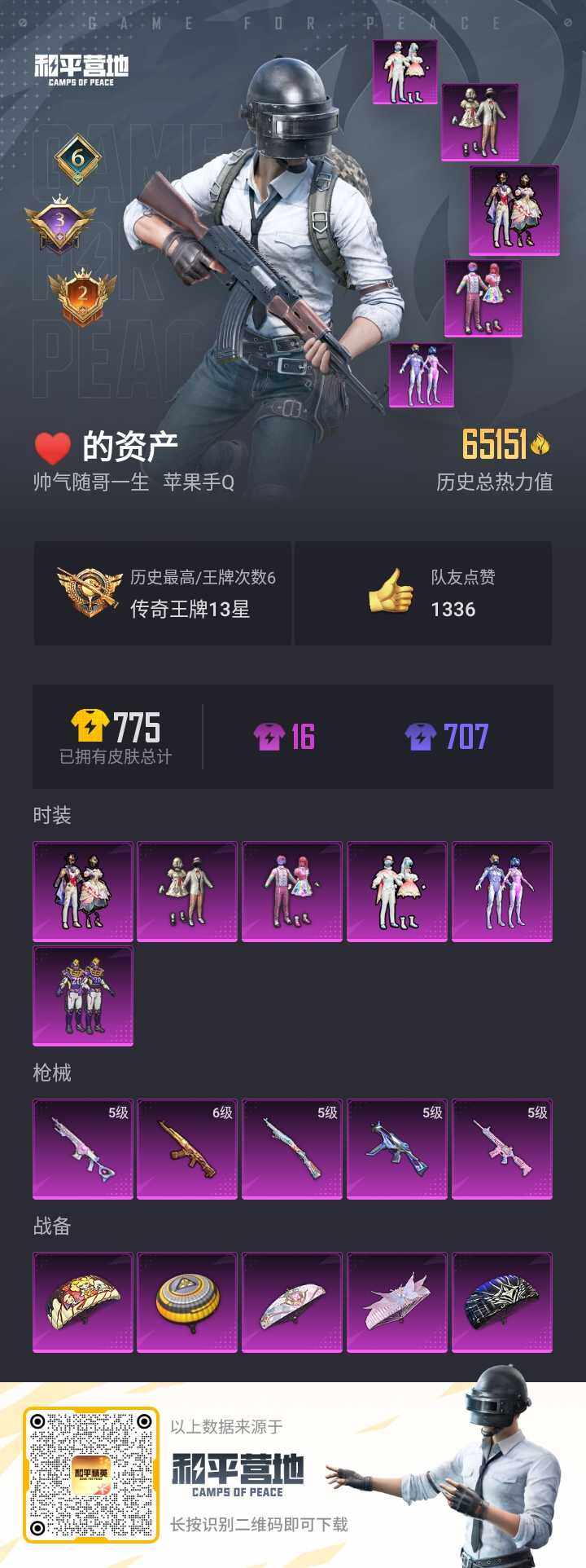 HPQM3261017和平精英账号详情图2 HPQM3261017和平精英账号详情图2