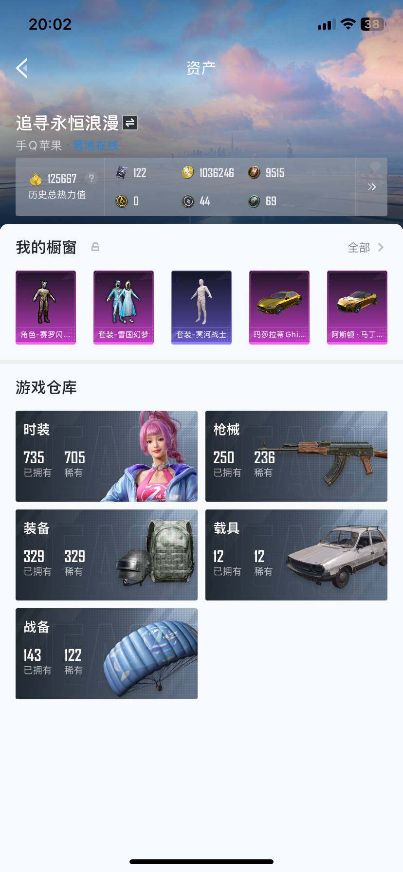 HP033261124和平精英账号详情图8 HP033261124和平精英账号详情图8