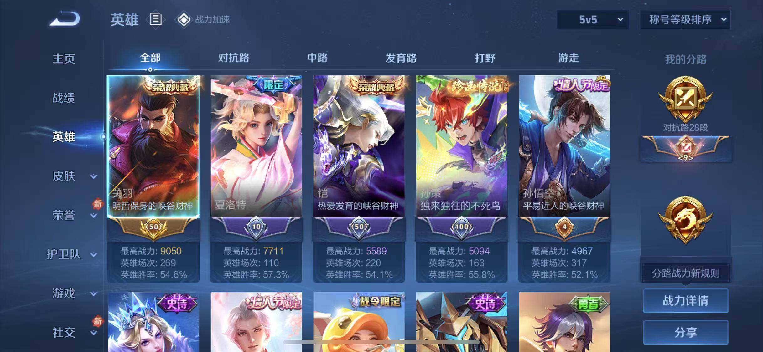 WZYXS3203310王者荣耀账号详情图3
