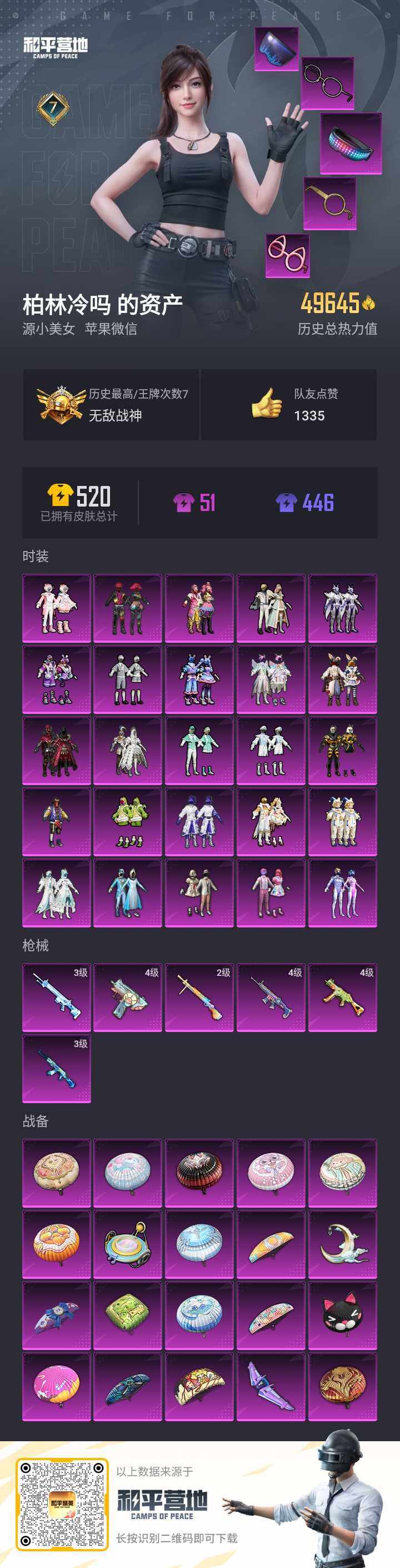 HPQM3265637和平精英账号详情图2