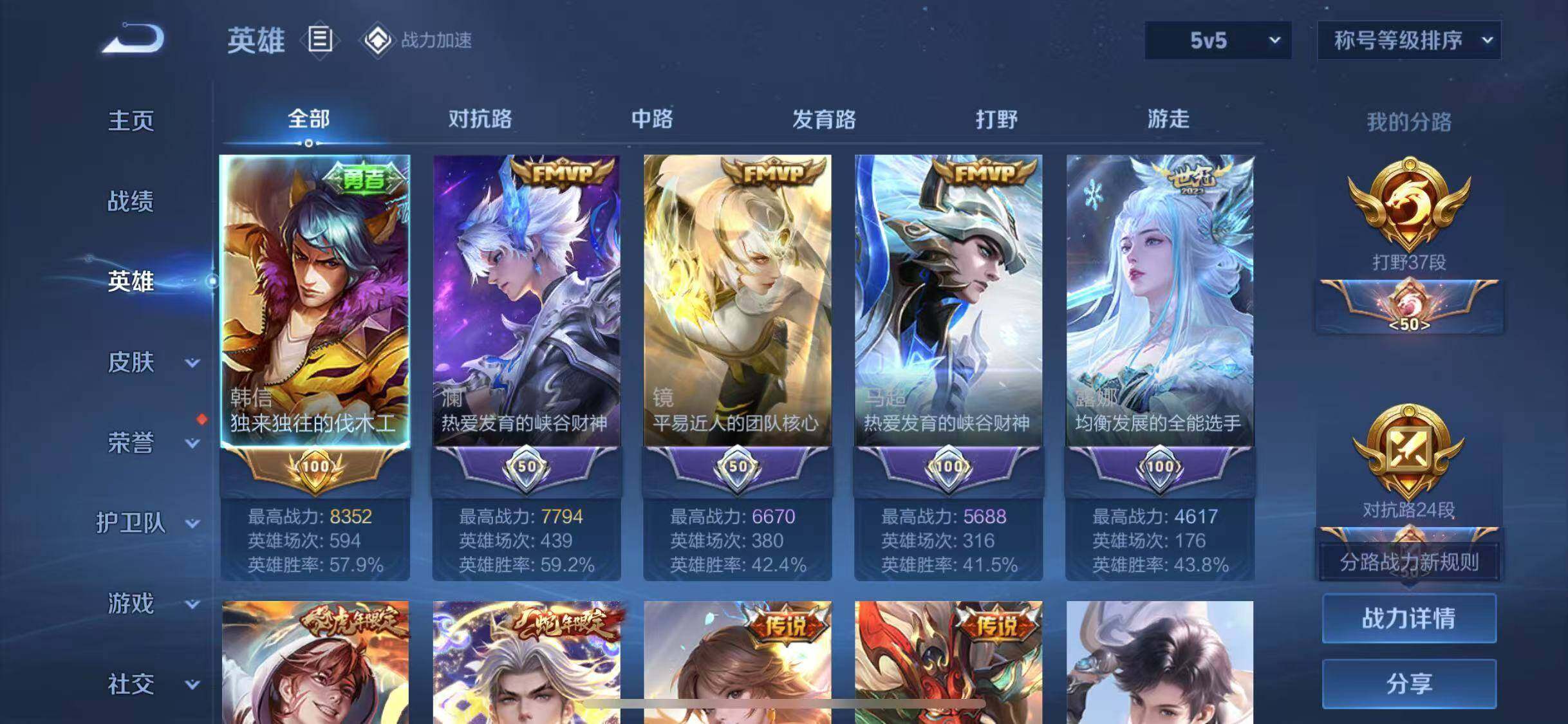 WZYXS3202822王者荣耀账号详情图3