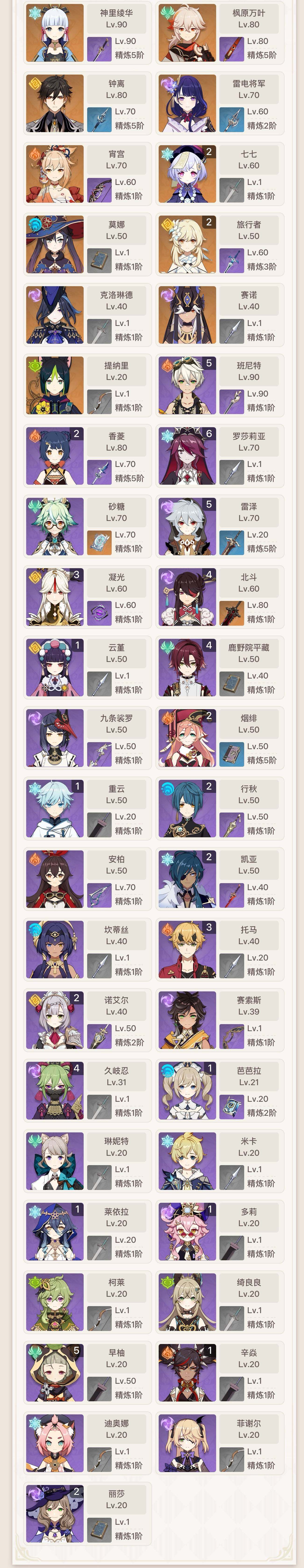 YSEY33781原神账号详情图3