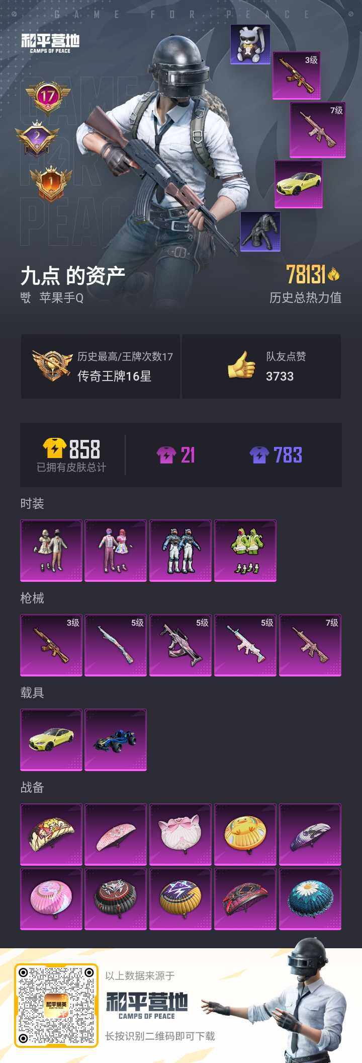 HPQM3262684和平精英账号详情图2 HPQM3262684和平精英账号详情图2