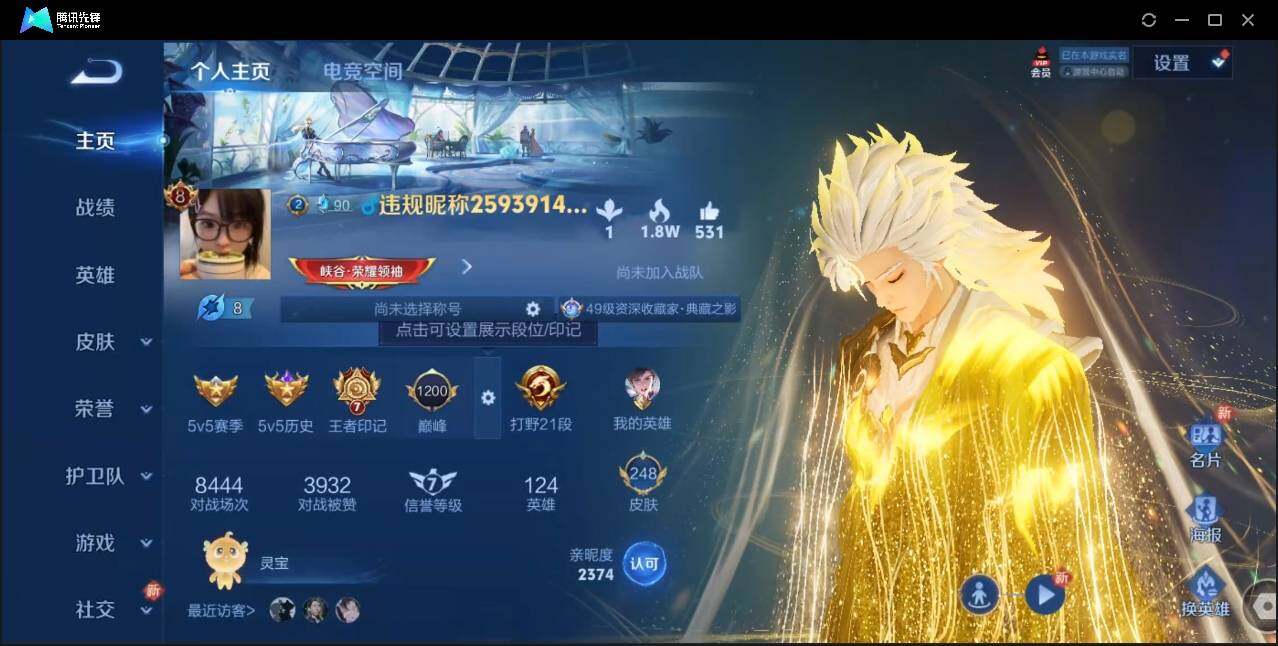 WZLE3174236王者荣耀账号详情图3 WZLE3174236王者荣耀账号详情图3