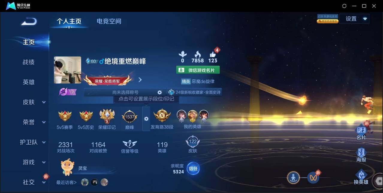WZLE3174228王者荣耀账号详情图3 WZLE3174228王者荣耀账号详情图3