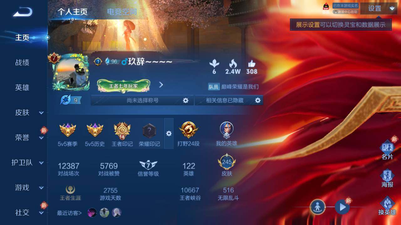 WZQM3166033王者荣耀账号详情图5 WZQM3166033王者荣耀账号详情图5
