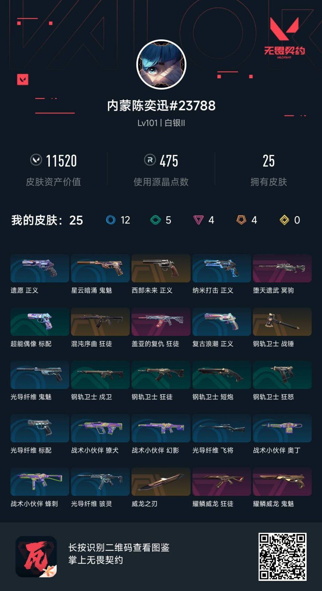 WWQEY35960无畏契约账号详情图5 WWQEY35960无畏契约账号详情图5