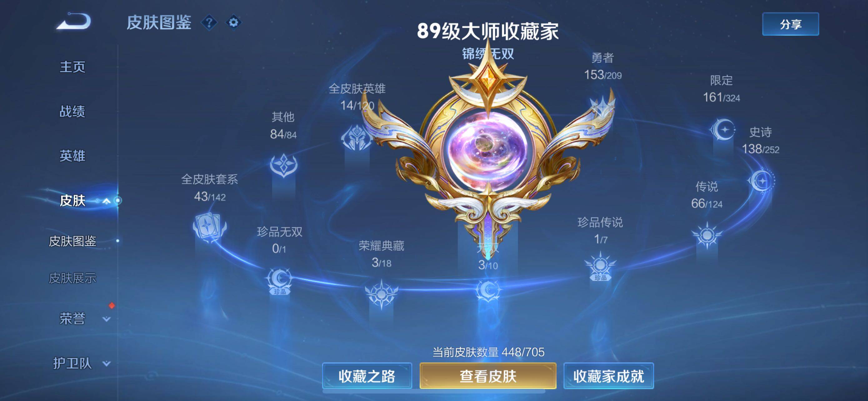 WZXS3170111王者荣耀账号详情图2 WZXS3170111王者荣耀账号详情图2