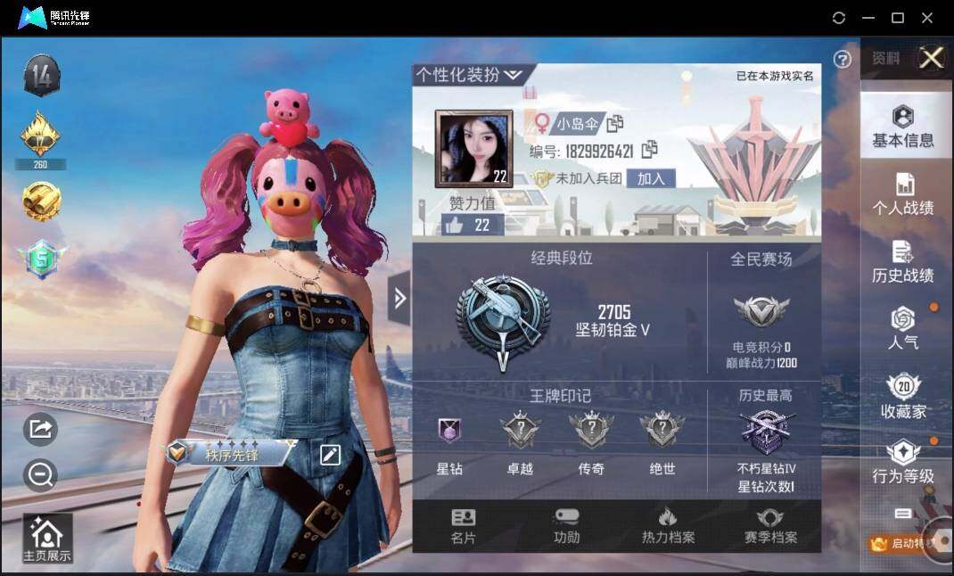 HPLE3269247和平精英账号详情图2 HPLE3269247和平精英账号详情图2