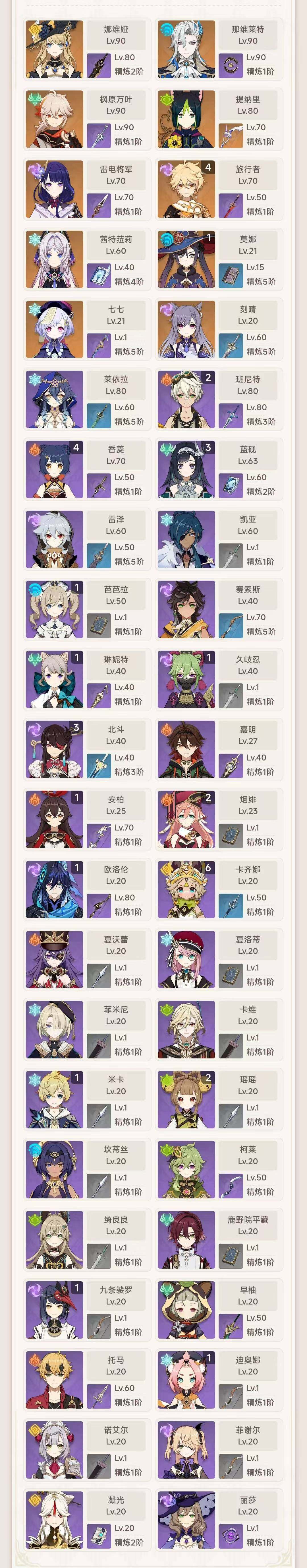 YSEY33926原神账号详情图5 YSEY33926原神账号详情图5