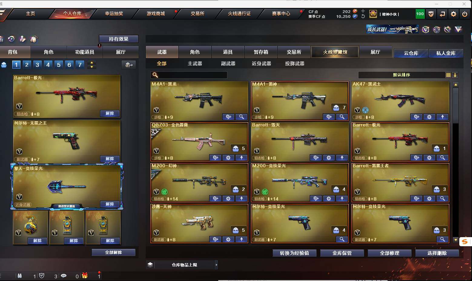 【CFC28】29V/102级/荣耀元首/6王者/4英雄/QBZ03-金色蔷薇/M200-幻神/M200-竞技荣光/炽芒蝶刃/幻神-电流骇客 皮肤/QBZ03-CFS2024 皮肤/王者-魅影/电竞