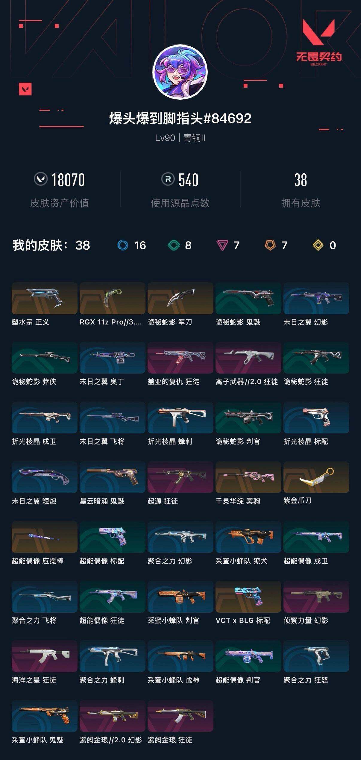 WWQEY36061无畏契约账号详情图5 WWQEY36061无畏契约账号详情图5