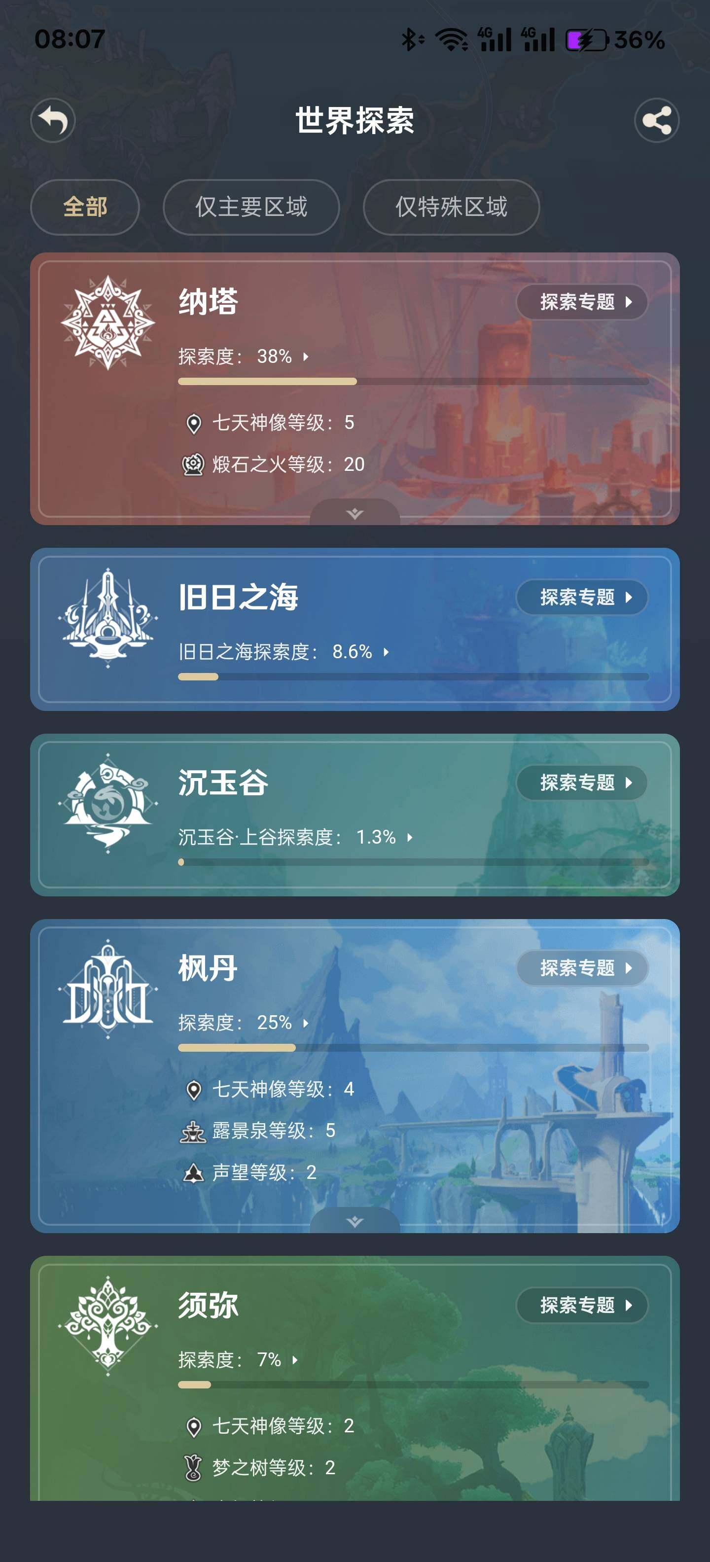 YSEY36033原神账号详情图6 YSEY36033原神账号详情图6