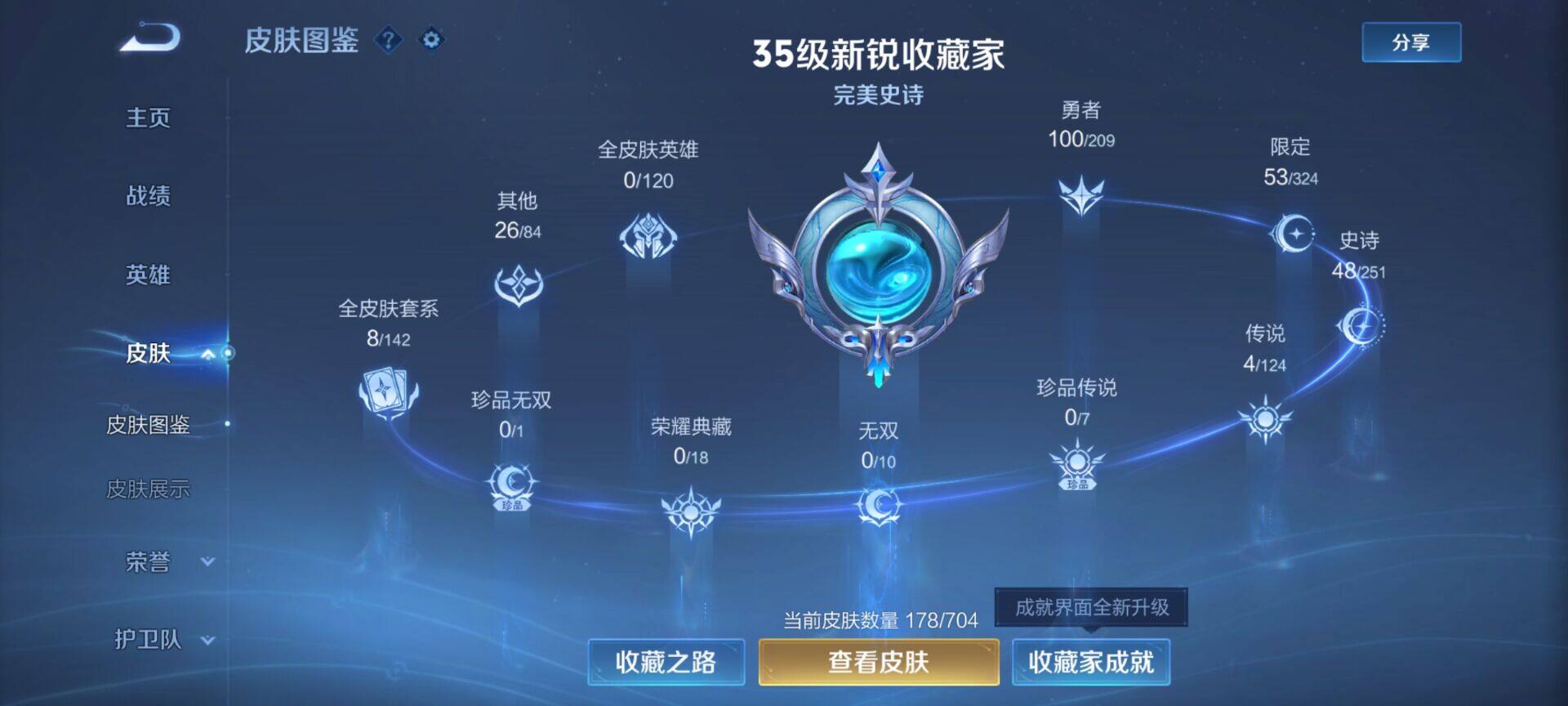 【WZX4895】贵族5/皮肤178/传说4/史诗47/英雄121/孙尚香_蔷薇恋人/高渐离_玩趣恶龙/狂铁_特工战影/干将莫邪_胡桃夹子/花木兰_冠军飞将/孙悟空_零号·赤焰/桑启_鸣野蒿/云缨_